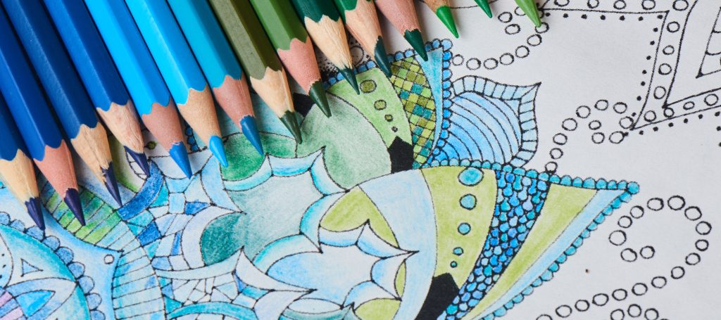 Coloring for adults and color pencils